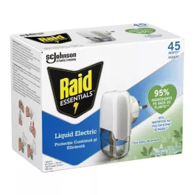   RAID ESSENTIALS SZÚNYOGIRTÓ ELEKTROMOS KÉSZÜLÉK+UTÁNTÖLTŐ 27ML 1CS