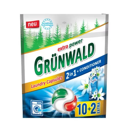 GRÜNWALD MOSÓKAPSZULA 2IN1 12DB