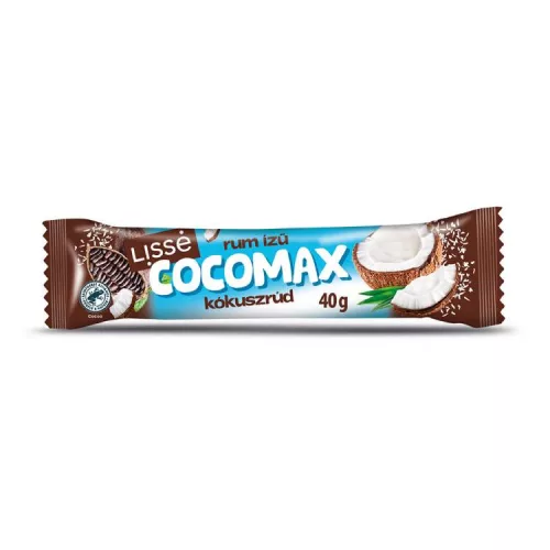 LISSÉ COCOMAX KÓKUSZOS RÚD RUMOS KAKAÓS 40G