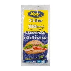 KELLY UZSONNÁS ÉS HŰTŐTASAK TÖMBÖS 2L 200X300 100DB
