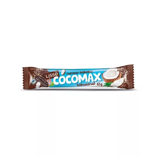 LISSÉ COCOMAX KÓKUSZOS RÚD RUMOS KAKAÓS 65G