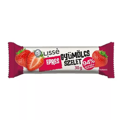 LISSÉ GYÜMÖLCSSZELET EPRES 94% 30G