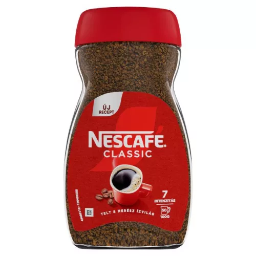 NESCAFÉ CLASSIC KÁVÉ INSTANT ÜVEGES 100G