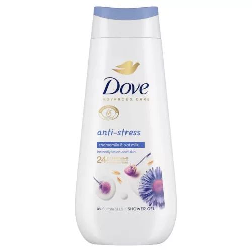 DOVE ADVANCED CARE TUSFÜRDŐ ANTI-STRESS KAMILLA&ZABTEJ 225ML