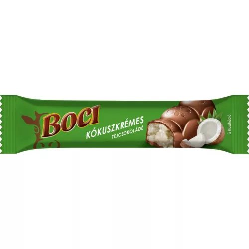 BOCI TEJCSOKOLÁDÉ KÓKUSZOS TÖLTELÉKKEL 34G