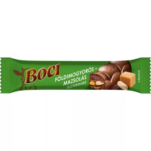 BOCI TEJCSOKOLÁDÉ FÖLDIMOGYORÓS MAZSOLÁS 34G