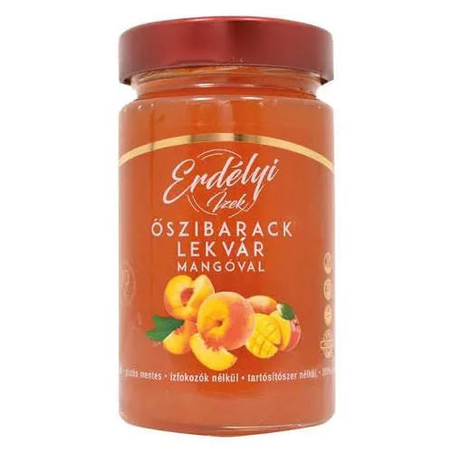 ERDÉLYI ÍZEK ŐSZIBARACK LEKVÁR MANGÓVAL 380G