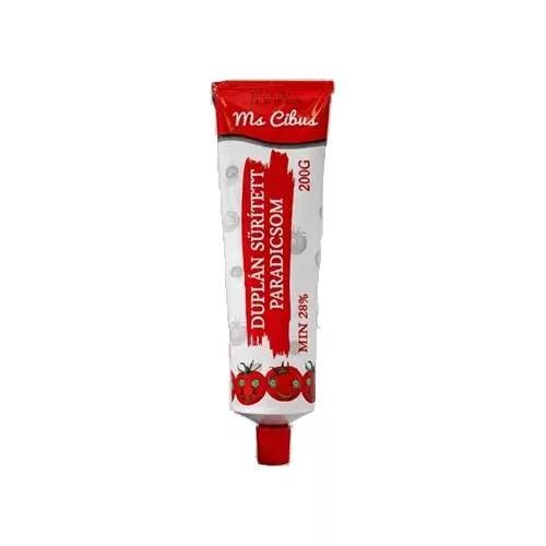 MS CIBUS DUPLÁN SŰRÍTETT PARADICSOM 28% TUBUSOS 200G