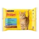 FRISKIES MACSKAELEDEL NEDVES LAZAC TENGERI HAL SZARDÍNIA TŐKEHAL 4X85G