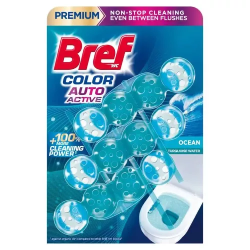 BREF COLOR AUTO ACTIVE WC FRISSÍTŐ OCEAN 3X50G