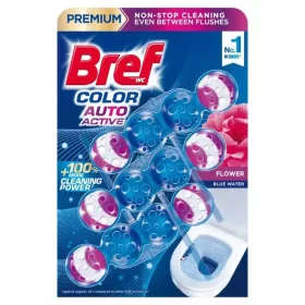 BREF COLOR AUTO ACTIVE WC FRISSÍTŐ FLOWER 3X50G