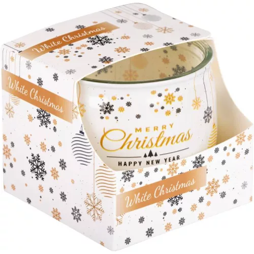 (KAR) ILLATGYERTYA POHARAS WHITE CHRISTMAS 80G