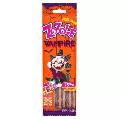(HALL) ZOZOLE GUMICUKOR VAMPIRE NARANCS-FEKETERIBIZLI 75G