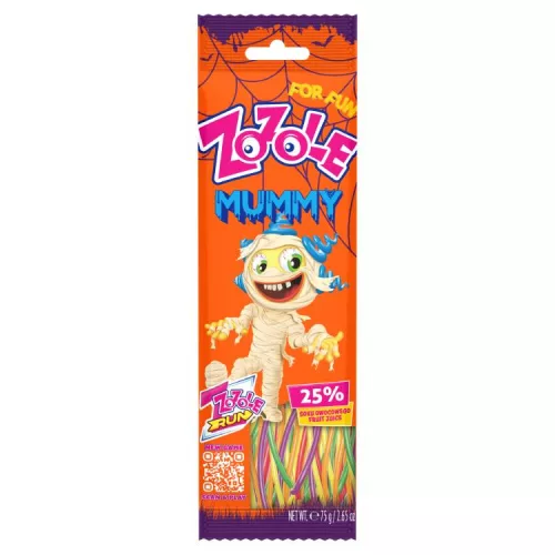 (HALL) ZOZOLE GUMICUKOR MUMMY KÁBEL FORMÁJÚ 75G