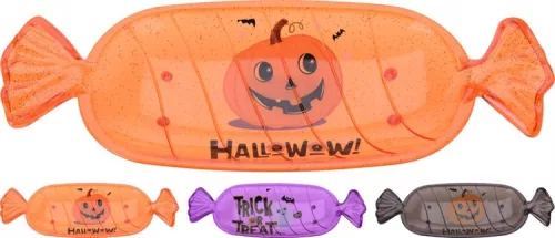 (HALLOWEEN) KÍNÁLÓ TÁL CUKORKA ALAKÚ 36*13,5*4CM 491660690 (12/GY_48/#)