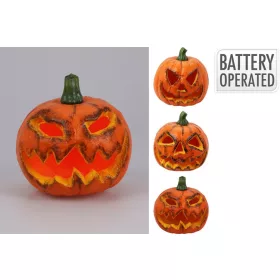   (HALLOWEEN) SZELLEM TÖK DEKOR LED 15*15*16CM YZB008810 (12/#)