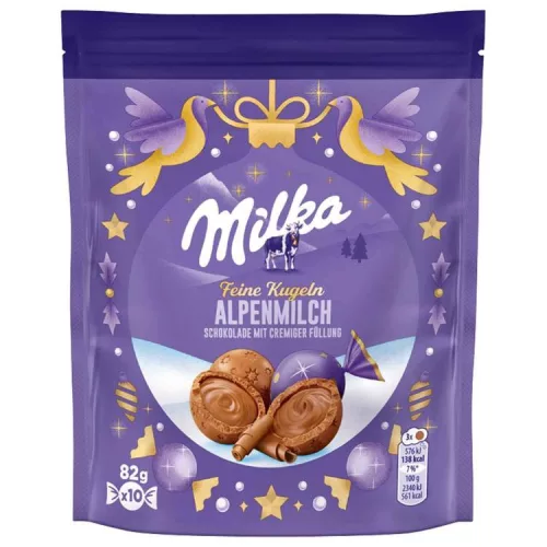 (KAR) MILKA GOLYÓK TEJKRÉMES 82G