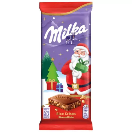 (KAR) MILKA TÁBLÁLS CSOKOLÁDÉ RICE CRISP 90G