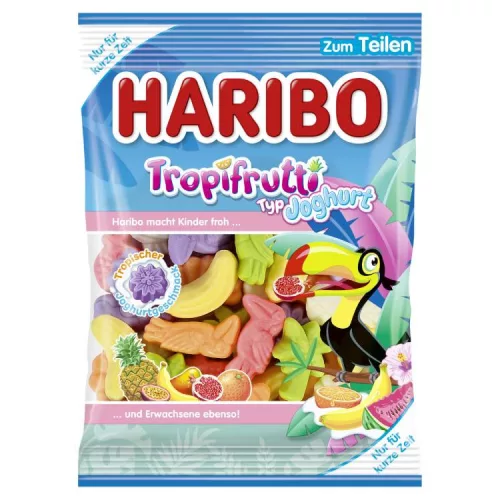 HARIBO GUMICUKOR TROPIFRUTTI JOGHURT 160G