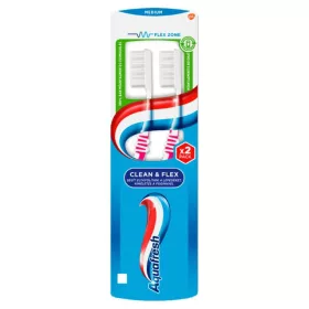 AQUAFRESH FOGKEFE CLEAN&FLEX MEDIUM 2DB