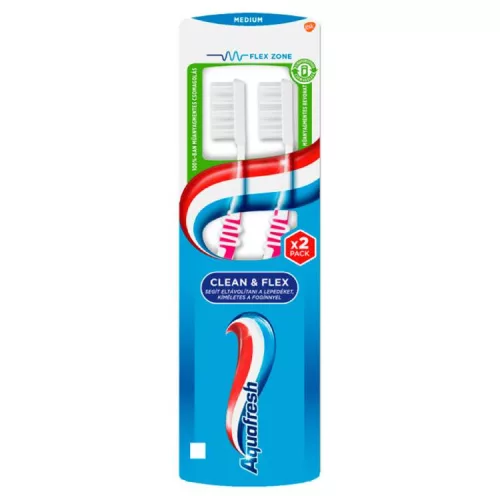 AQUAFRESH FOGKEFE CLEAN&FLEX MEDIUM 2DB