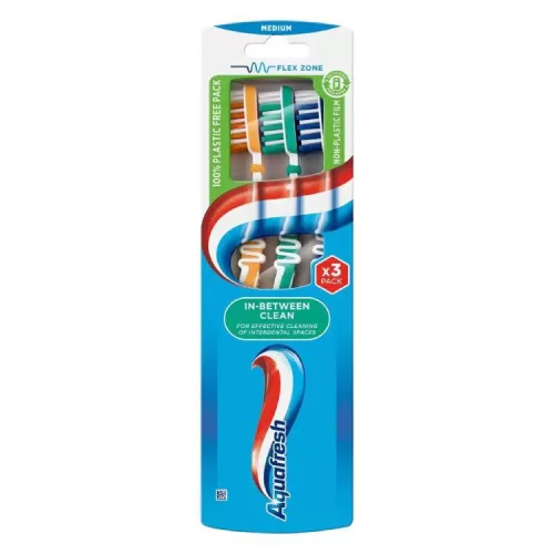 AQUAFRESH FOGKEFE IN-BETWEEN CLEAN MEDIUM 3DB