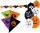 (HALLOWEEN) DEKORÁCIÓS KÉSZLET 8 DARABOS 491664130 (12/GY_48/#)