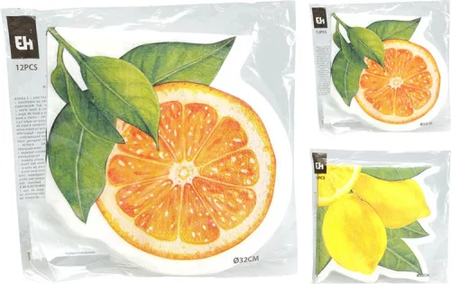 SZALVÉTA 32CM GYÜMÖLCSÖS 12 DARABOS 602100050 (24/#)