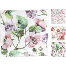 SZALVÉTA 33*33CM VIRÁGOS 16 DARABOS 602000370 (40/#)