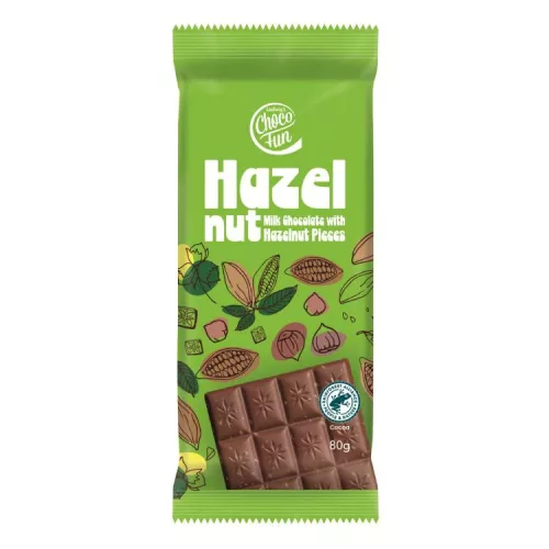 CHOCO FUN MOGYORÓS TEJCSOKOLÁDÉ 80G