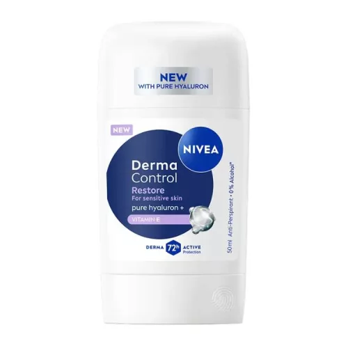 NIVEA DEO STIFT DERMA CONTROL RESTORE 50ML
