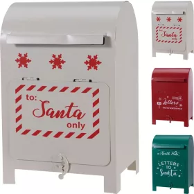   (KARÁCSONY) POSTALÁDA DEKORÁCIÓ FÉM 15*12*23CM AAE448010